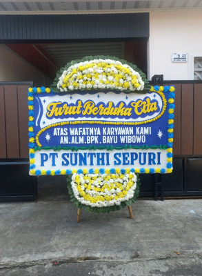 Papan Bunga Duka di Parenggean